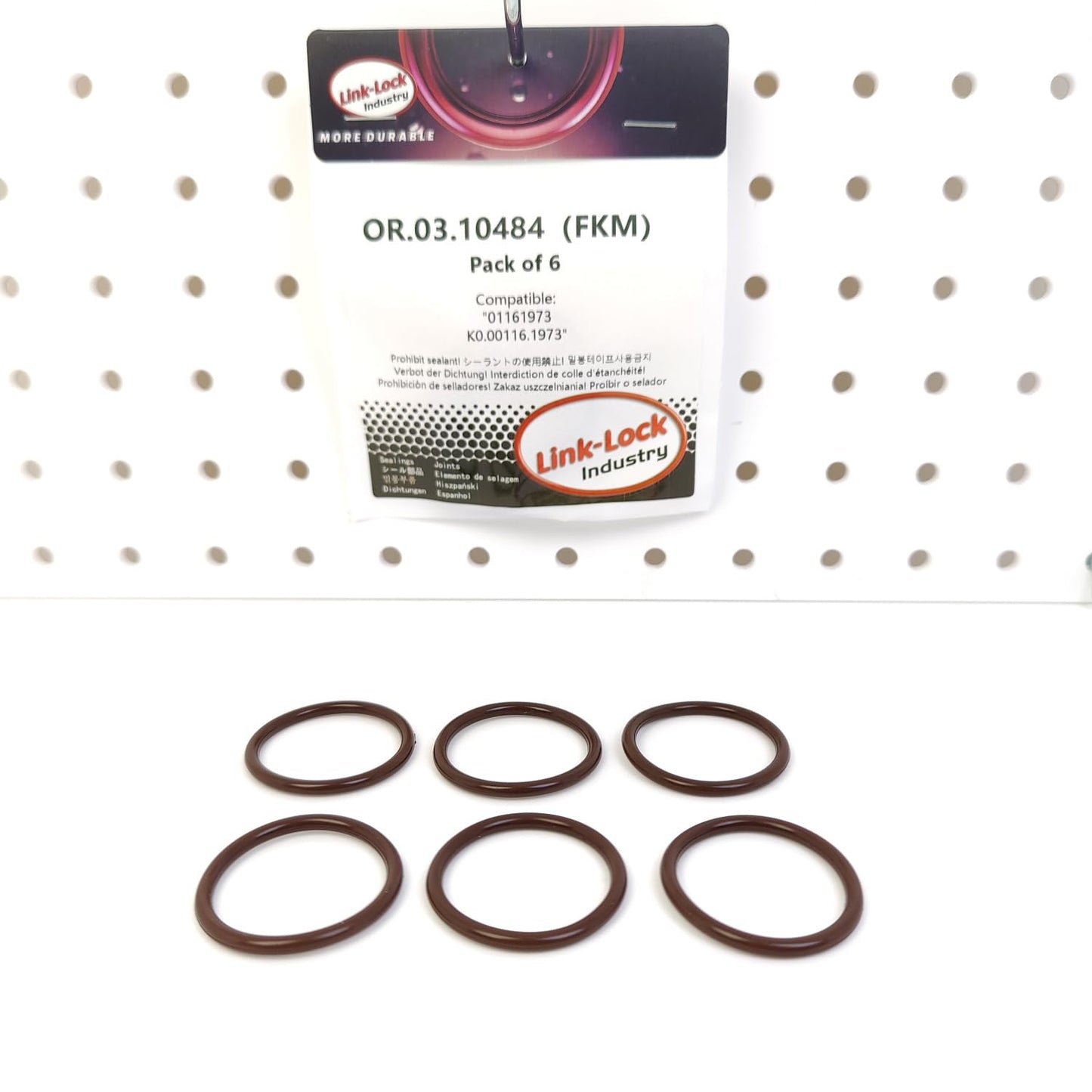 LINK-LOCK 6PCS OR.03.10484 FKM Viton 30×3 Sealing Universal O-ring Kit 01161973 K0.00116.1973 For DEUTZ For MAN