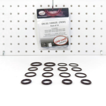 LINK-LOCK FKM Viton OK.02.10002S Turbocharged Water Pipe and Oil Pipe O-Ring Kit WHT005558 WHT006901 N90365302 WHT006124 WHT006114A WHT006113 N90067202 WHT006123 WHT006112 for VAG-EA888