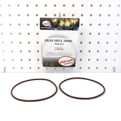 LINK-LOCK 2PCS OR.03.10512 FKM Viton 91×3 Sealing Universal O-Ring Kit 06.56936-3098 For RENAULT TRUCKS For MAN