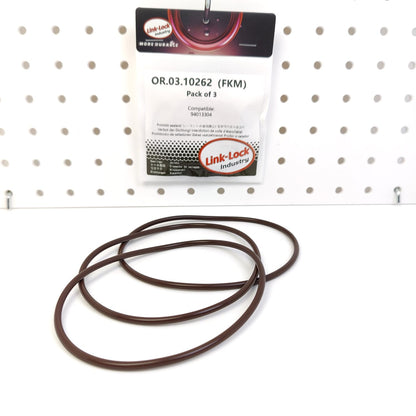 LINK-LOCK 3PCS OR.03.10262 FKM Viton Sealing O-Ring Kit of Water Pump 94013304 For CHEVROLET-LB7 LGH LML For GMC-LB7 LLY For HUMMER-LB7 LLY
