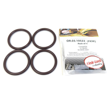 LINK-LOCK 4PCS OR.03.10522 FKM Viton 50×6 Sealing Universal O-Ring Kit 01180295 06.56936-2225 For DEUTZ For MAN