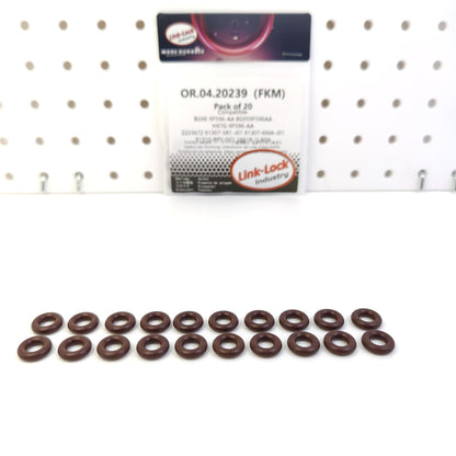 LINK-LOCK 20PCS OR.04.20239 FKM Viton Sealing O-Ring Kit of Injector BG9E-9F596-AA BG959F596AA HX7G-9F596-AA 2223672 91307-5R1-J01 91307-6MA-J01 91310-RPY-G01 16618-1LA0A for FORD for NISSAN for HONDA
