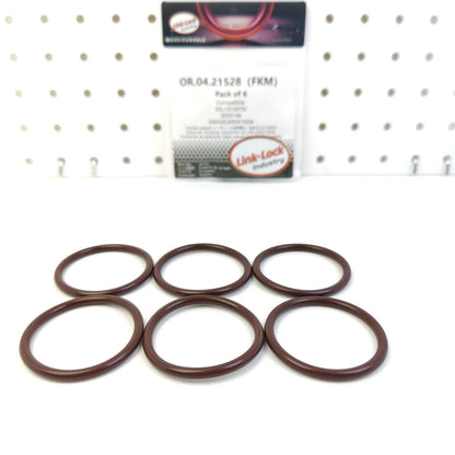 LINK-LOCK 6PCS OR.04.21528 FKM Viton Sealing O-Ring Kit of Exhaust Gas Recirculation Valve 05L131547M 2555146 VWN3CA9D476DA for AUDI-DXPA DTUA DSUB DTRB DTTC For VW
