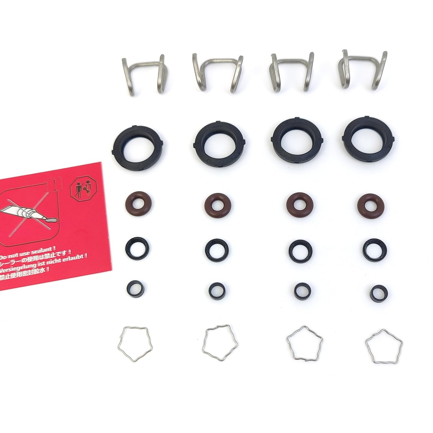 LINK-LOCK 4Set OK.04.10024 fuel injector repair kit 05C906907 with FKM Viton O-RING For VW For AUDI 300T 35T DSVA DYZA