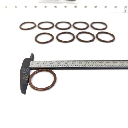 LINK-LOCK 10PCS OR.03.10171 FKM Viton クーラントパイプライン用Oリングキット 9813217680 3557020 シトロエン-YHT YHY YHZ YHW YHX オペル-D15DTH YHZ D15DT F15DT プジョー-YHY YHT YHZ DS-YHY