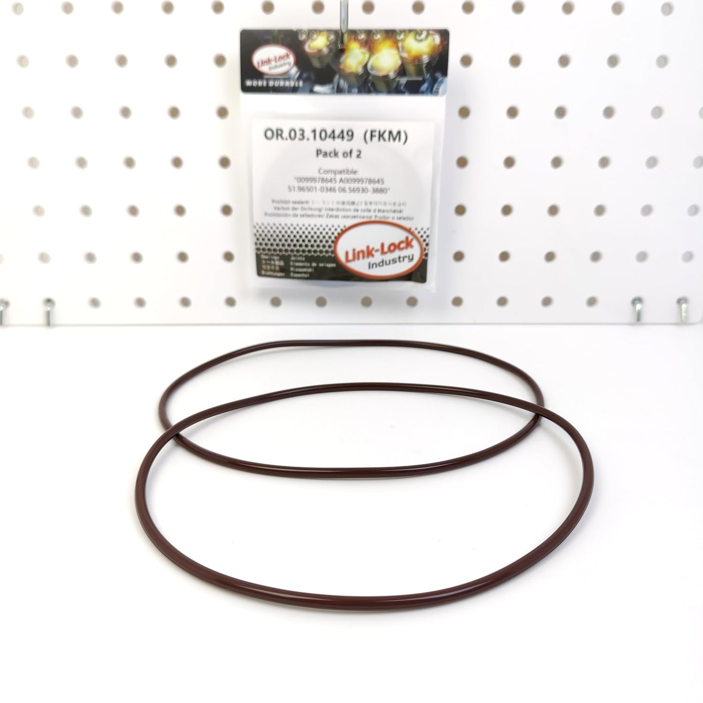 LINK-LOCK 2PCS OR.03.10449 FKM Viton 138×3.5 シーリングユニバーサルOリングキット 0099978645 A0099978645 51.96501-0346 06.56930-3880 メルセデスベンツ マン用