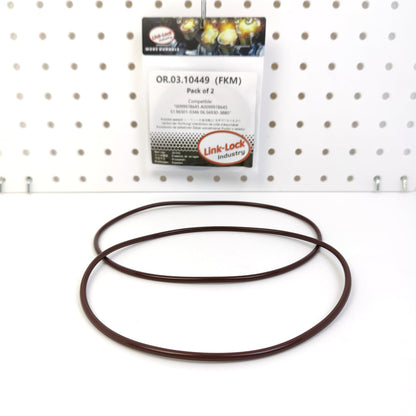 LINK-LOCK 2PCS OR.03.10449 FKM Viton 138×3.5 シーリングユニバーサルOリングキット 0099978645 A0099978645 51.96501-0346 06.56930-3880 メルセデスベンツ マン用