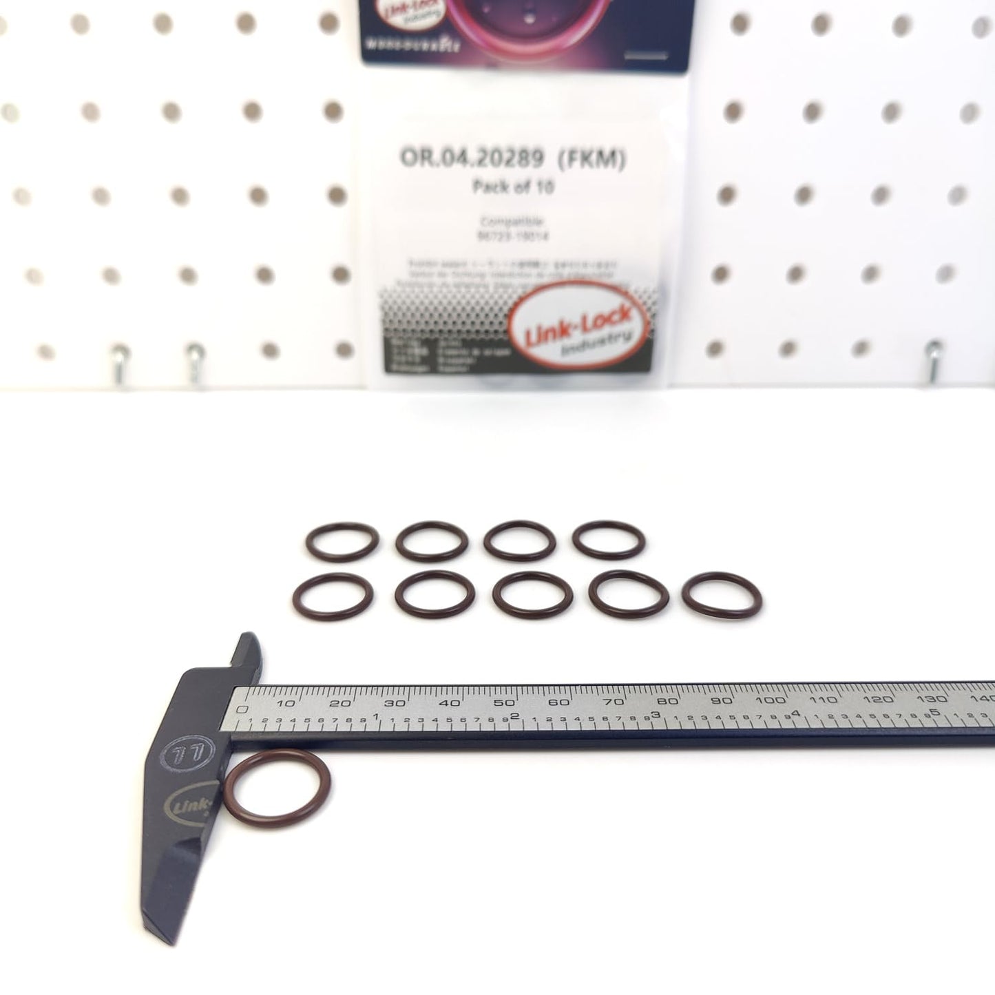 LINK-LOCK 10PCS OR.04.20289 FKM Viton Sealing O-Ring Kit of Timing Chain Tensioner 96723-19014 for TOYOTA