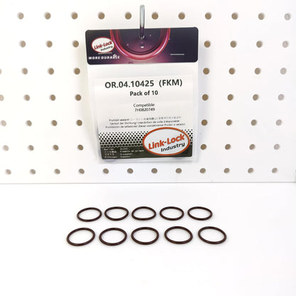 LINK-LOCK 10PCS OR.04.10425 FKM Viton Sealing O-Ring Kit of Air Condition Pipe 7H0820749 For AUDI For VW