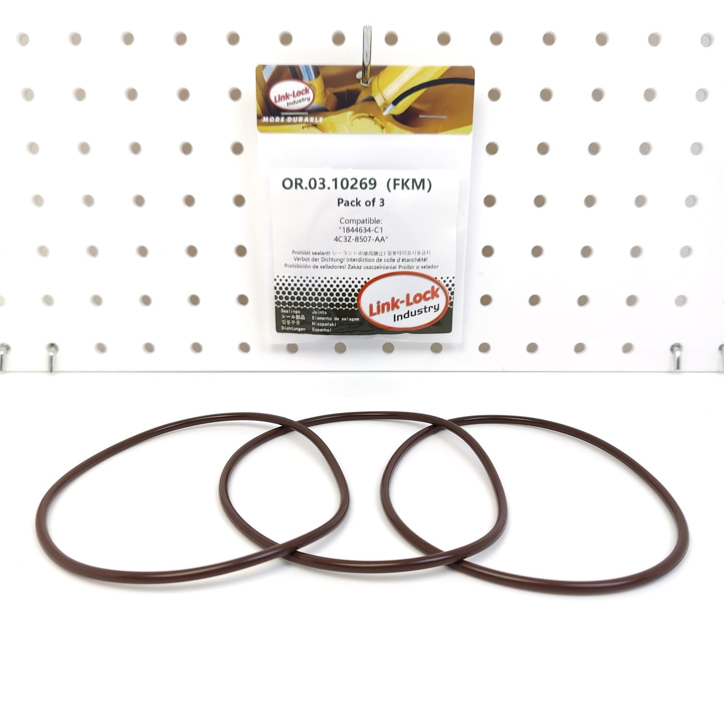 LINK-LOCK 3PCS OR.03.10269 FKM Viton Sealing O-Ring Kit of Water Pump 1844634-C1 4C3Z-8507-AA For FORD USA-6.0HU2U 99Y4 99R4 T60DV0I