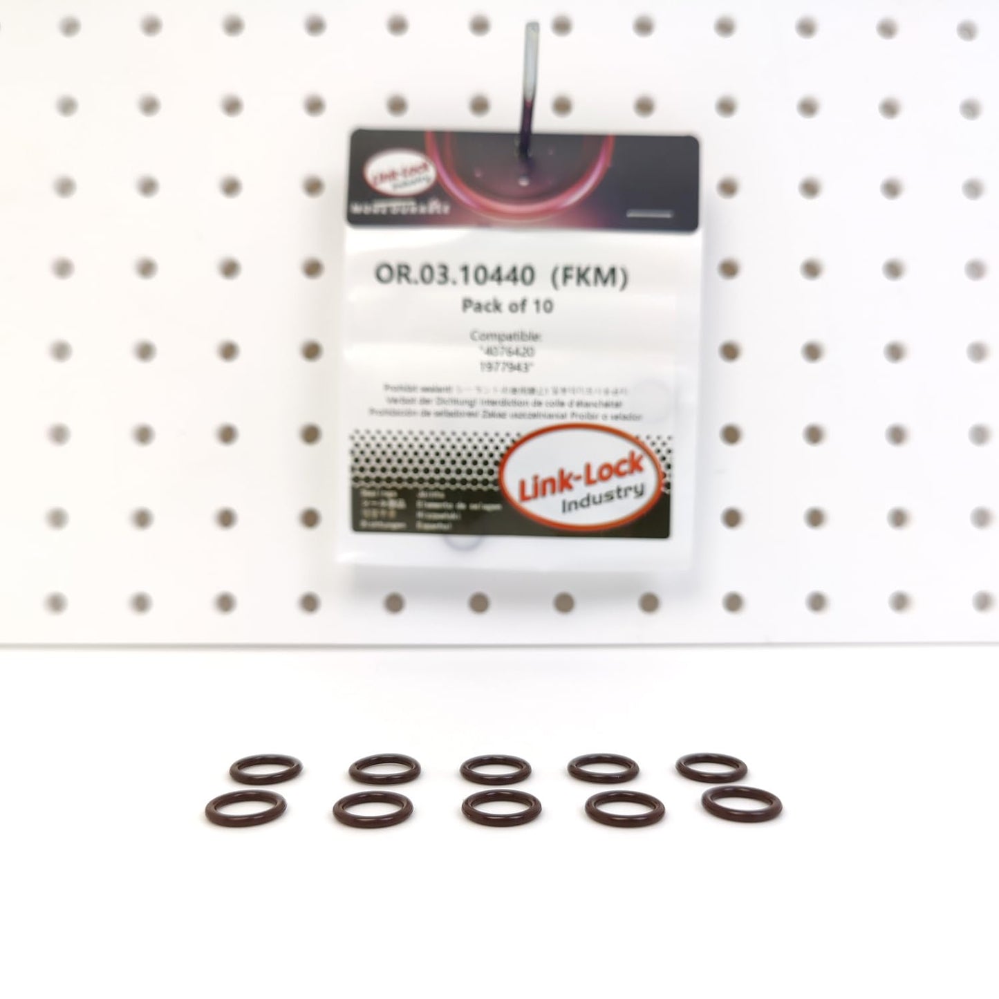 LINK-LOCK 10PCS OR.03.10440 FKM Viton 9.75×1.78 Sealing Universal O-ring Kit 4076420 1977943 For CUMMINS For DAF