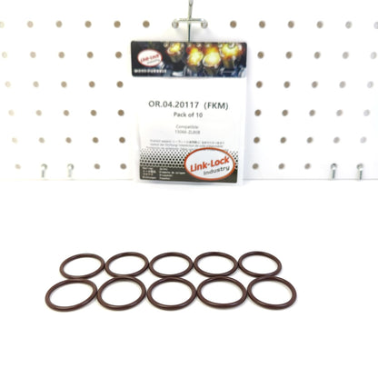 LINK-LOCK 10PCS OR.04.20117 FKM Viton Sealing O-Ring Kit of Engine Oil Pan 15066-ZL80B for NISSAN