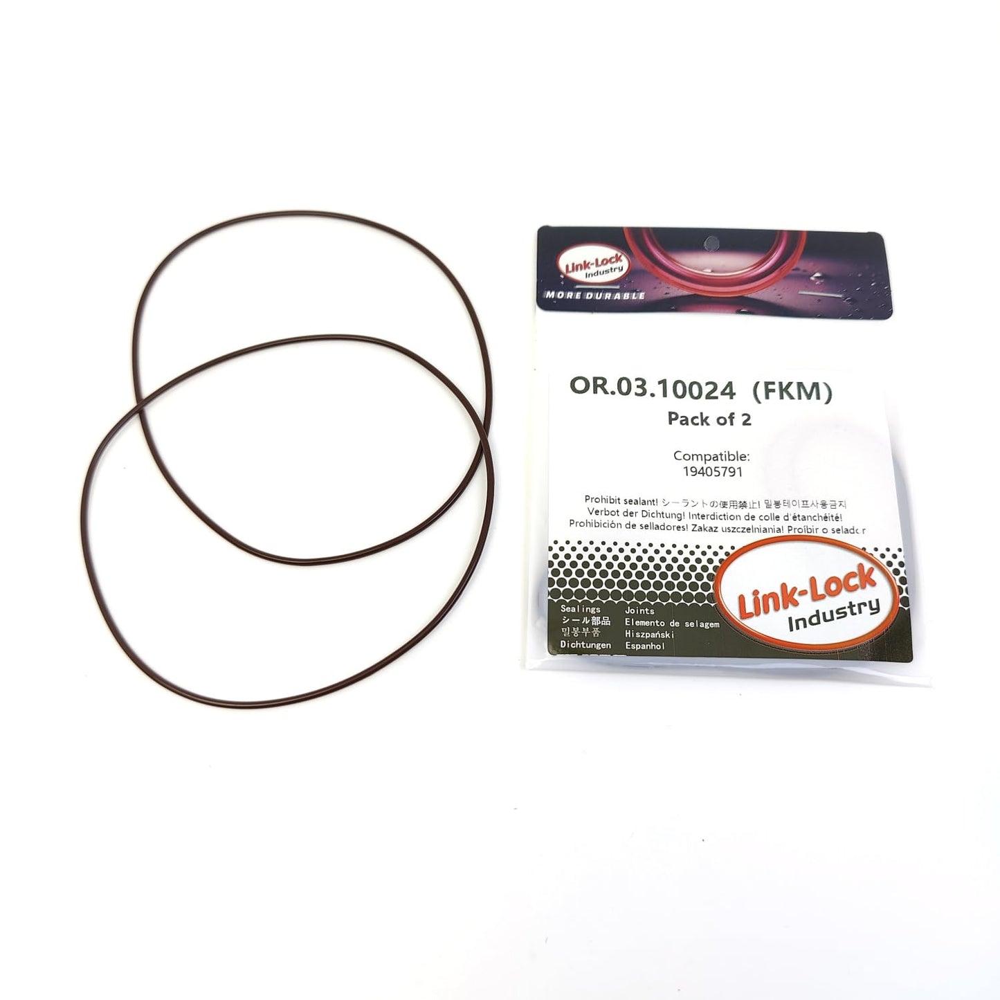LINK-LOCK 2PCS OR.03.10024 FKMバイトンシーリングOリングキット トランスファーケース用 19405791 CHEVROLET SILVERADO 4500 5500 6500 HD