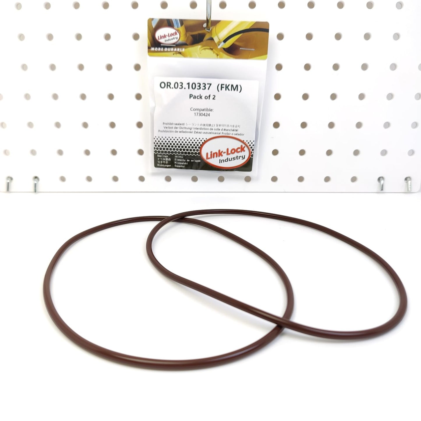 LINK-LOCK 2PCS OR.03.10337 FKM Viton Sealing O-Ring Kit of Cylinder Liner 1730424 For SCANIA-DC13 DC09 DI13