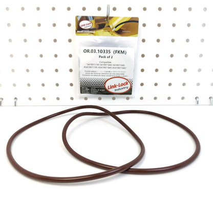 LINK-LOCK 2PCS OR.03.10335 FKM Viton Sealing O-Ring Kit of Cylinder Liner 5419971745 5419971845 5419971945 A5419971745 A5419971845 A5419971945 For MERCEDES-BENZ-OM541 OM542