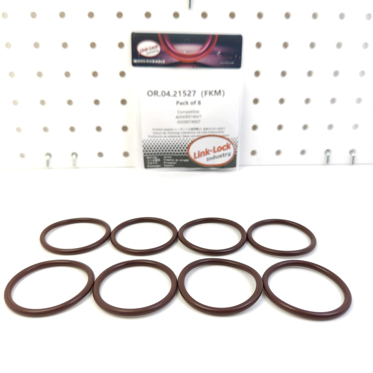 LINK-LOCK 8PCS OR.04.21527 FKM Viton Sealing O-Ring Kit of Turbocharger oil intake pipe A0009974907 0009974907 for MERCEDES-BENZ-M282