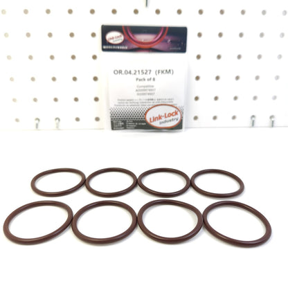LINK-LOCK 8PCS OR.04.21527 FKM Viton Sealing O-Ring Kit of Turbocharger oil intake pipe A0009974907 0009974907 for MERCEDES-BENZ-M282