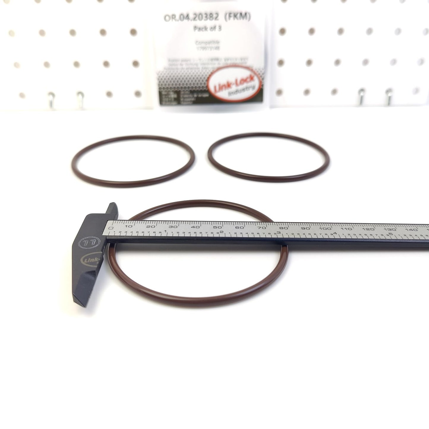 LINK-LOCK 3PCS OR.04.20382 FKM Viton Sealing O-Ring Kit of Oil Filter 179973148 for SSANGYONG
