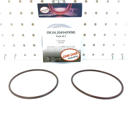 LINK-LOCK 2PCS OR.04.20454 FKM Viton Sealing O-Ring Kit of Air Compressor 967344 for VOLVO