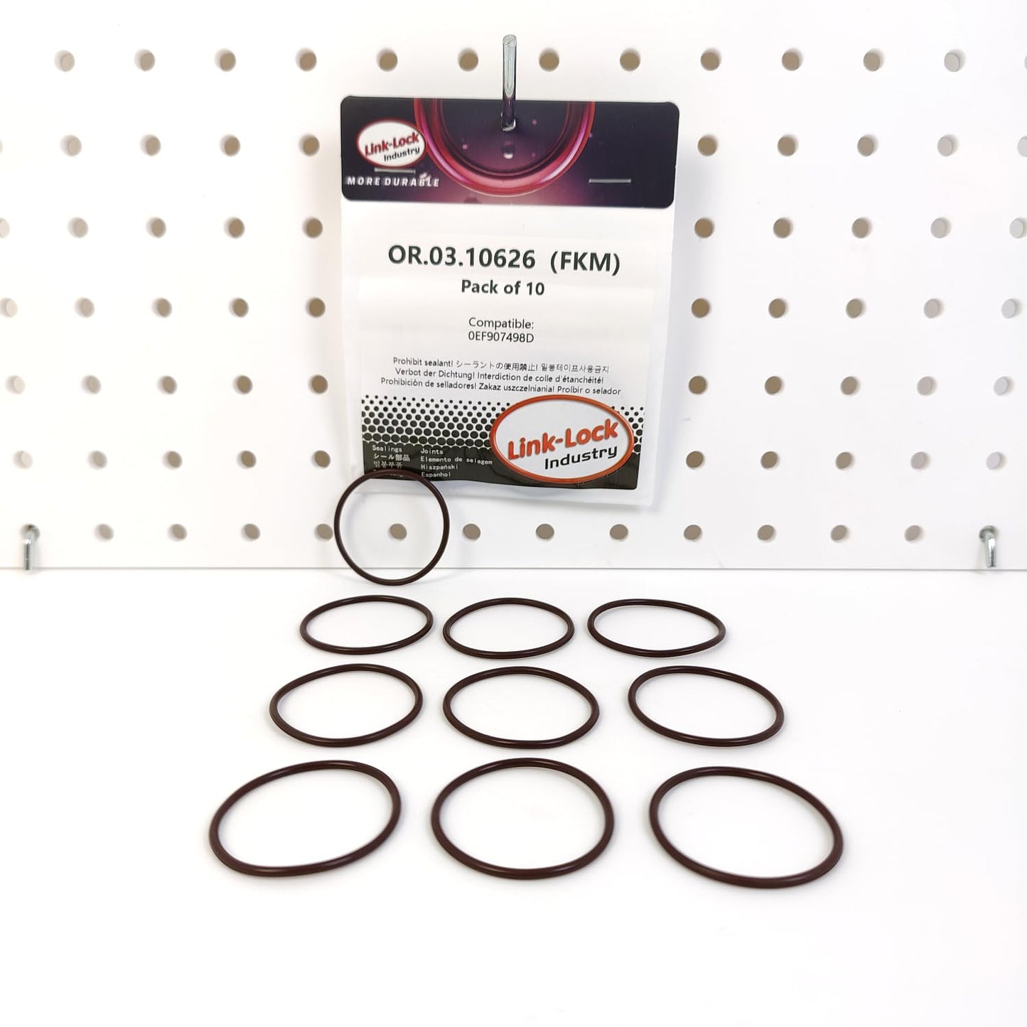 LINK-LOCK 10PCS OR.03.10626 FKM Viton Sealing O-Ring Kit of Traction Motor Housing 0EF907498D For AUDI For VW