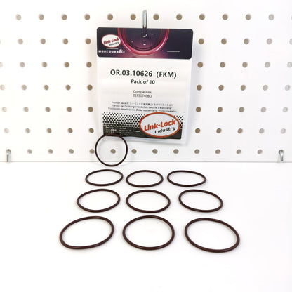 LINK-LOCK 10PCS OR.03.10626 FKM Viton Sealing O-Ring Kit of Traction Motor Housing 0EF907498D For AUDI For VW