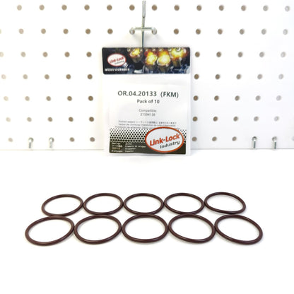 LINK-LOCK 10PCS OR.04.20133 FKM Viton Sealing O-Ring Kit of Engines Lubricating System 21594138 for VOLVO for PENTA