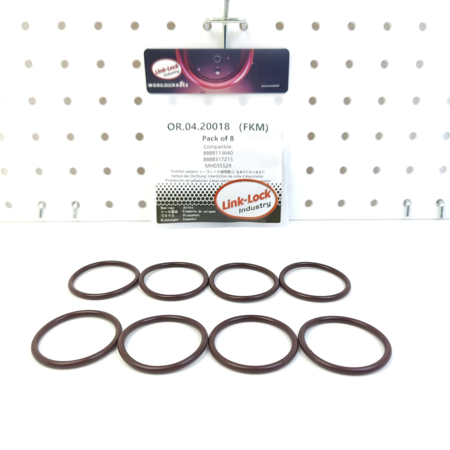 LINK-LOCK 8PCS OR.04.20018 FKMバイトンインタークーラーおよび接続パイプ用シーリングOリングキット 8888113640 8888317215 MH035529 LYNK & CO 三菱用