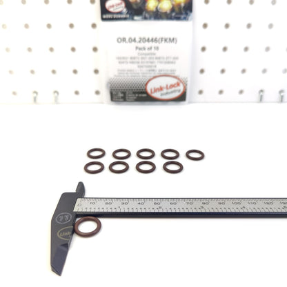 LINK-LOCK 10PCS OR.04.20446 FKM Viton Sealing O-Ring Kit of Refrigerant Line 1693931 80872-SN7-003 80872-ST7-000 92472-N823A 93197661 7701208363 924750001R for FORD for HONDA for NISSAN for RENAULT