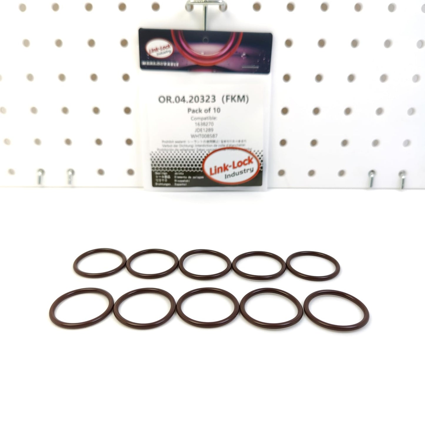 LINK-LOCK 10PCS OR.04.20323 FKM Viton Sealing O-Ring Kit of Vacuum Hose Connector Pipe 1638270 JDE1289 WHT008587 for JAGUAR for DAF for VW
