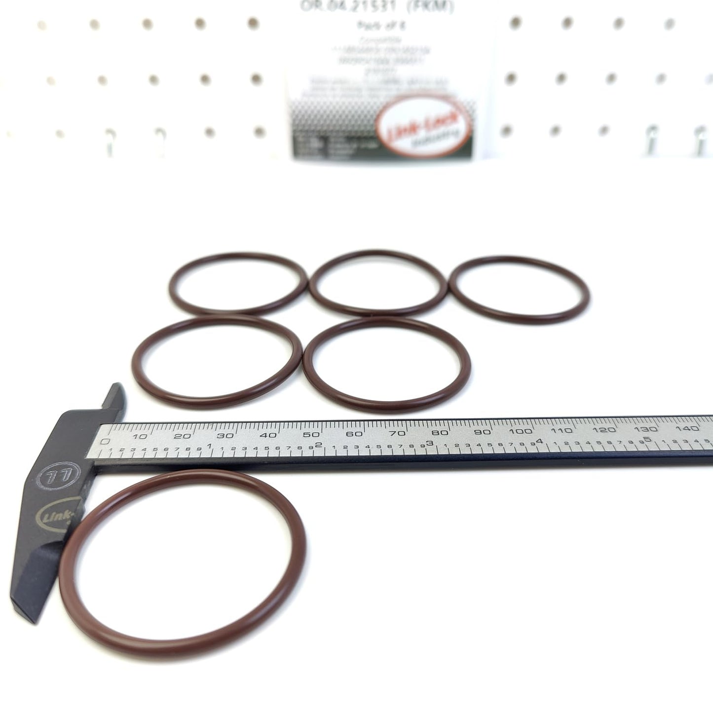 LINK-LOCK 6PCS OR.04.21531 FKM Viton Sealing O-Ring Kit of Timing gear case cover 11148544858 03N145215A JX6Q9D476AA 3564311 2191077 for BMW-IB1 For CITROEN-C3 C4 For FORD For YOYOTA For PEUGEOT