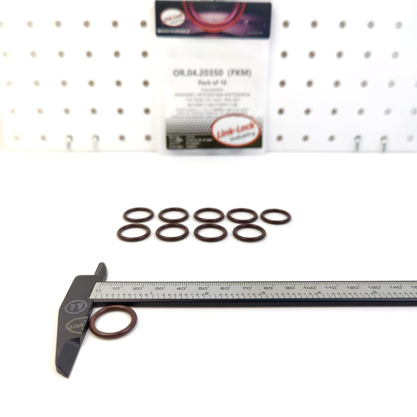 LINK-LOCK 10PCS OR.04.20350 FKM Viton Sealing O-Ring Kit of Fuel Line N90956601 WHT004740A WHT006493A 11617836178 15221-RYE-A01 A0199971148 0199971148 for AUDI for BMW for HONDA for MERCEDES-BENZ