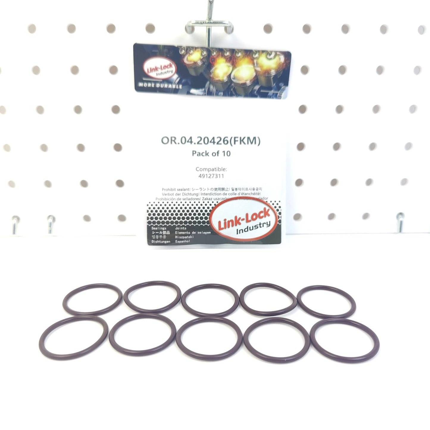 LINK-LOCK 10PCS OR.04.20426 FKM Viton 26.5×2.5 Sealing Universal O-Ring Kit 49127311 for VAG