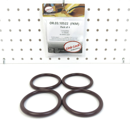 LINK-LOCK 4PCS OR.03.10522 FKM Viton 50×6 Sealing Universal O-Ring Kit 01180295 06.56936-2225 For DEUTZ For MAN