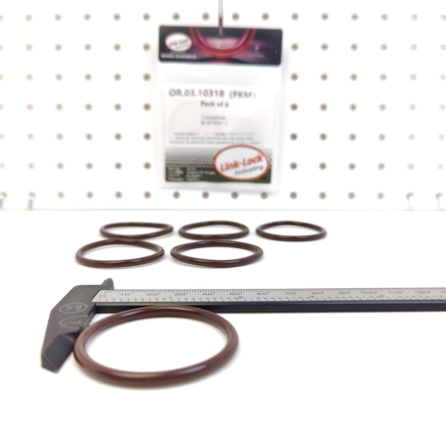 LINK-LOCK 6PCS OR.03.10318 FKM Viton Sealing O-Ring Kit of AGR Cooler BC3Z-8527-C For FORD USA-C67 T67