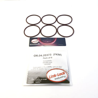 LINK-LOCK 6PCS OR.04.20373 FKM Viton Sealing O-Ring Kit of Thermostat 05C906145A 12650487 for AUDI for HOLDEN