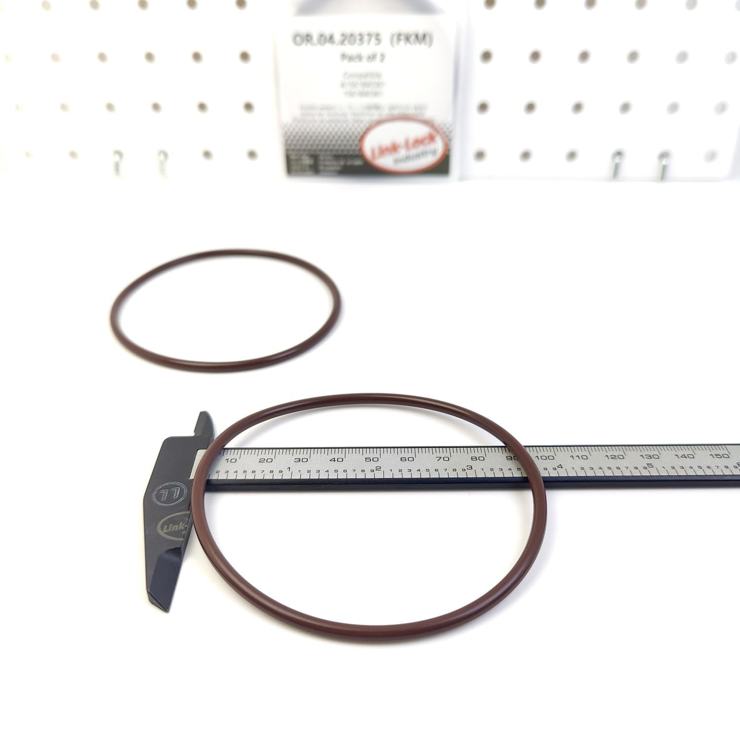 LINK-LOCK 2PCS OR.04.20375 FKM Viton Sealing O-Ring Kit of Oil Filter A1561840361 1561840361 for MERCEDES-BENZ