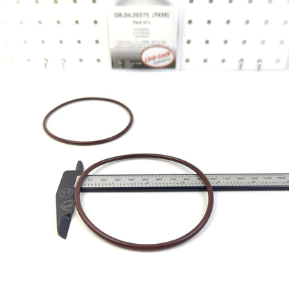 LINK-LOCK 2PCS OR.04.20375 FKM Viton Sealing O-Ring Kit of Oil Filter A1561840361 1561840361 for MERCEDES-BENZ
