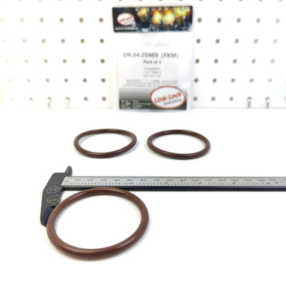 LINK-LOCK 3PCS OR.04.20469 FKM Viton Sealing O-Ring Kit of Inflatable Guide/AGR 11617788415 3C0145117D for BMW-N47 for AUDI