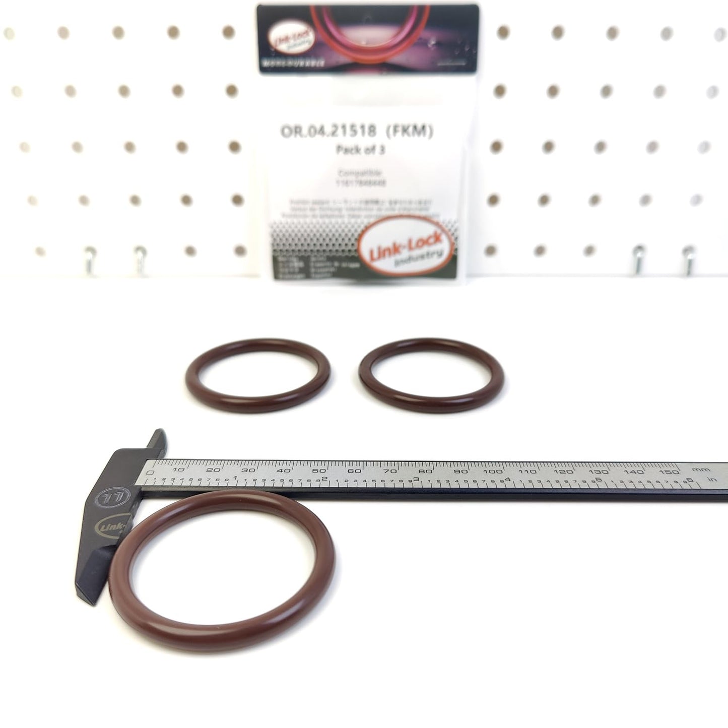 LINK-LOCK 3PCS OR.04.21518 FKM Viton Sealing O-Ring Kit of Inflatable guide piece 11617848448 for BMW-S55
