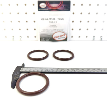 LINK-LOCK 3PCS OR.04.21518 FKM Viton Sealing O-Ring Kit of Inflatable guide piece 11617848448 for BMW-S55