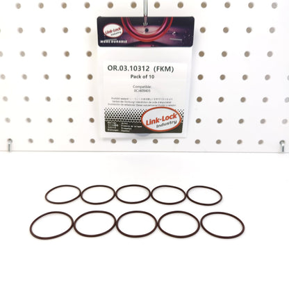 LINK-LOCK 10PCS OR.03.10312 FKM Viton Sealing O-Ring Kit of Transmission Output Shaft 0CJ409405 For AUDI-DESA DETA DFVA