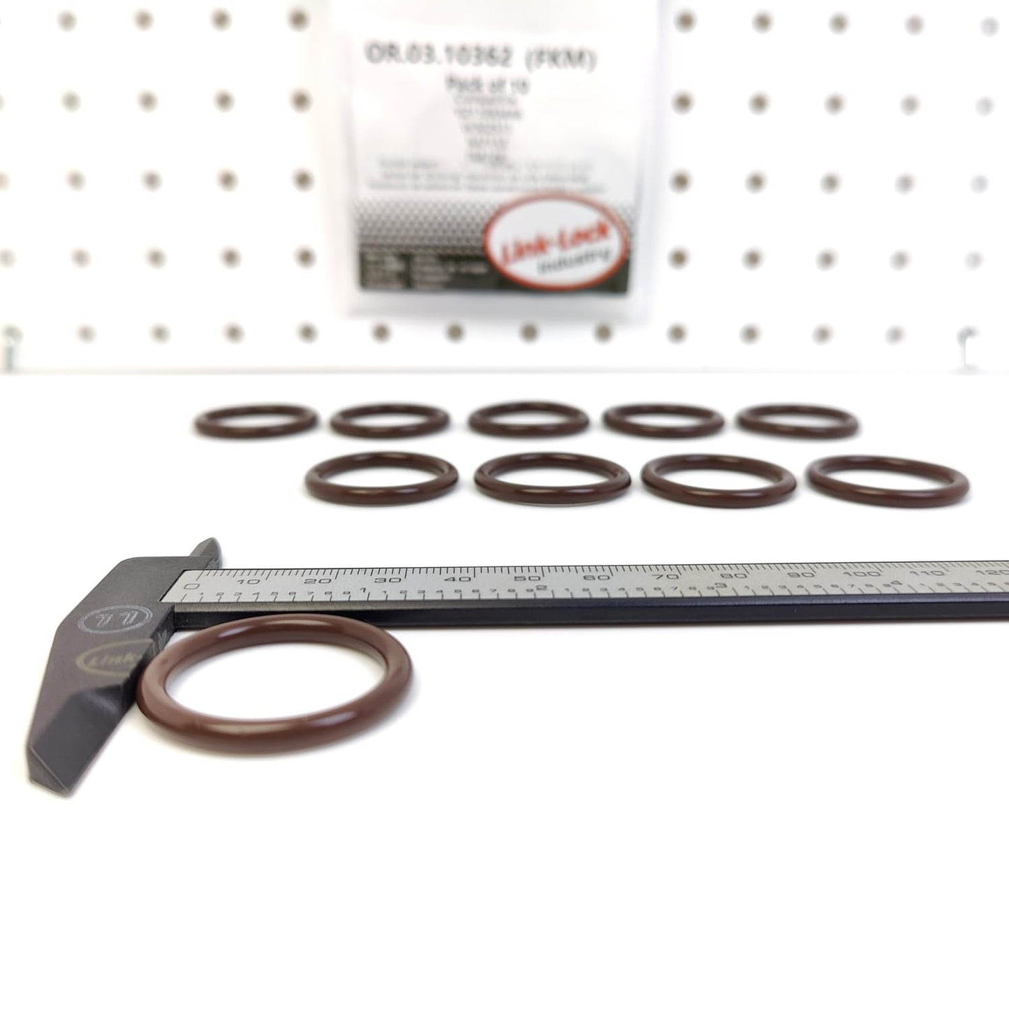 LINK-LOCK 10PCS OR.03.10362 FKMバイトンシーリングOリングキット タペット 021109349B W302511 R47153 T68729 SEAT-GE用 VW-AN CE EC用