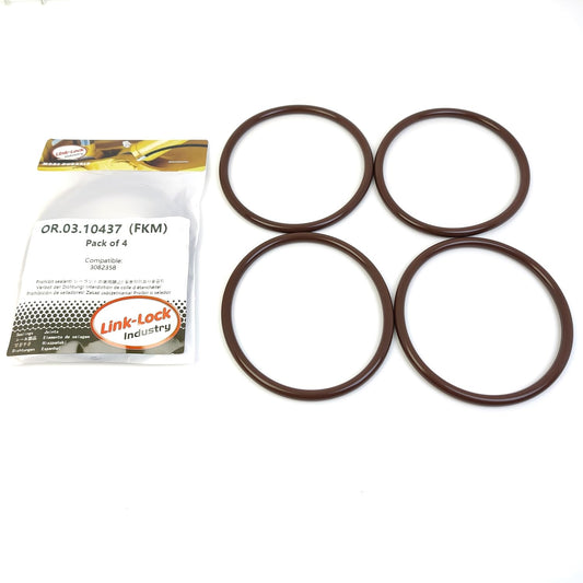 LINK-LOCK 4PCS OR.03.10437 FKM Viton 84×5.7 Sealing Universal O-ring Kit 3082358 For CUMMINS