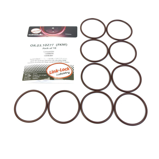 LINK-LOCK 10PCS OR.03.10277 FKM Viton カムシャフトアジャストメントデバイス用Oリングキット 12688096 12698384 BUICK-L3T CHEVROLET-L2R L3B L3T CADILLAC-L3B GMC-L2R L3B OPEL-F14用