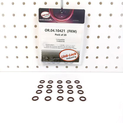LINK-LOCK 20PCS OR.04.10421 FKM Viton Sealing O-Ring Kit of Air Condition Pipe 7H0820896 For AUDI For VW