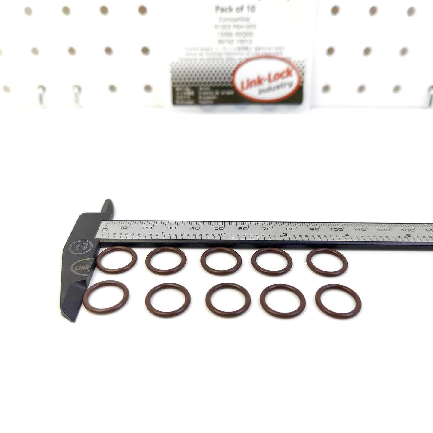 LINK-LOCK 10個組 OR.04.20348 FKMバイトンオイルディップスティック用Oリングキット 91303-P6H-003 15066-00Q0D 96742-19012 ホンダ、日産、トヨタ用