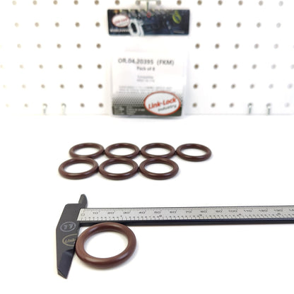 LINK-LOCK 8PCS OR.04.20395 FKM Viton Sealing O-Ring Kit of Thermostat HF07-15-174 for MAZDA
