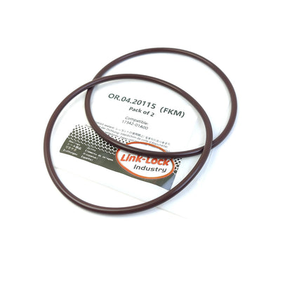 LINK-LOCK 2PCS OR.04.20115 FKM Viton Sealing O-Ring Kit of Fuel Pump 17342-01A00 for NISSAN