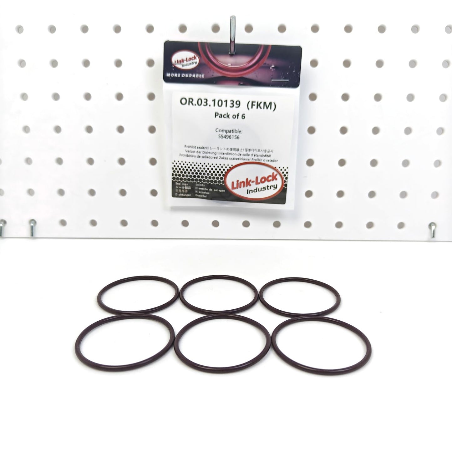 LINK-LOCK 6PCS OR.03.10139 FKM Viton Sealing O-Ring Kit Of Cooling water pipe 55496156 For CADILLAC-LM2 LZ0 For CHEVROLET-LM2 LZ0 For GMC-LM2 LZ0