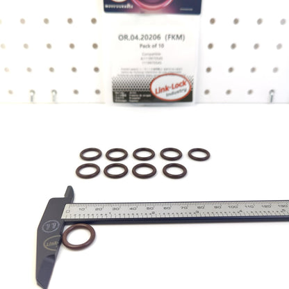 LINK-LOCK 10PCS OR.04.20206 FKM Viton Sealing O-Ring Kit of Charge Air Hose A1119970545 1119970545 for MERCEDES-BENZ